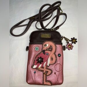 Chala Flamingo Crossbody 3-way Purse